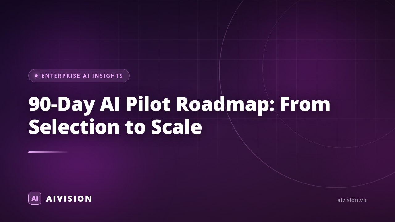 90-Day AI Pilot Roadmap: From Selection to Scale