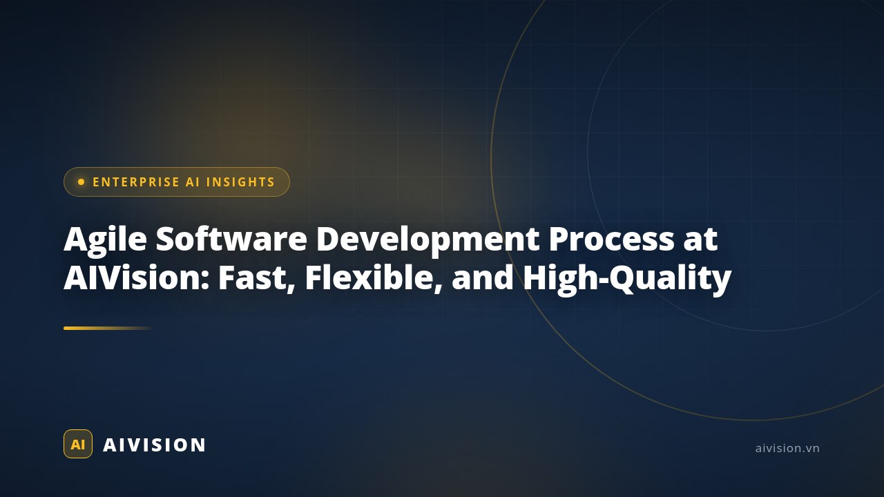 Agile Software Development Process at AIVision: Fast, Flexible, and High-Quality