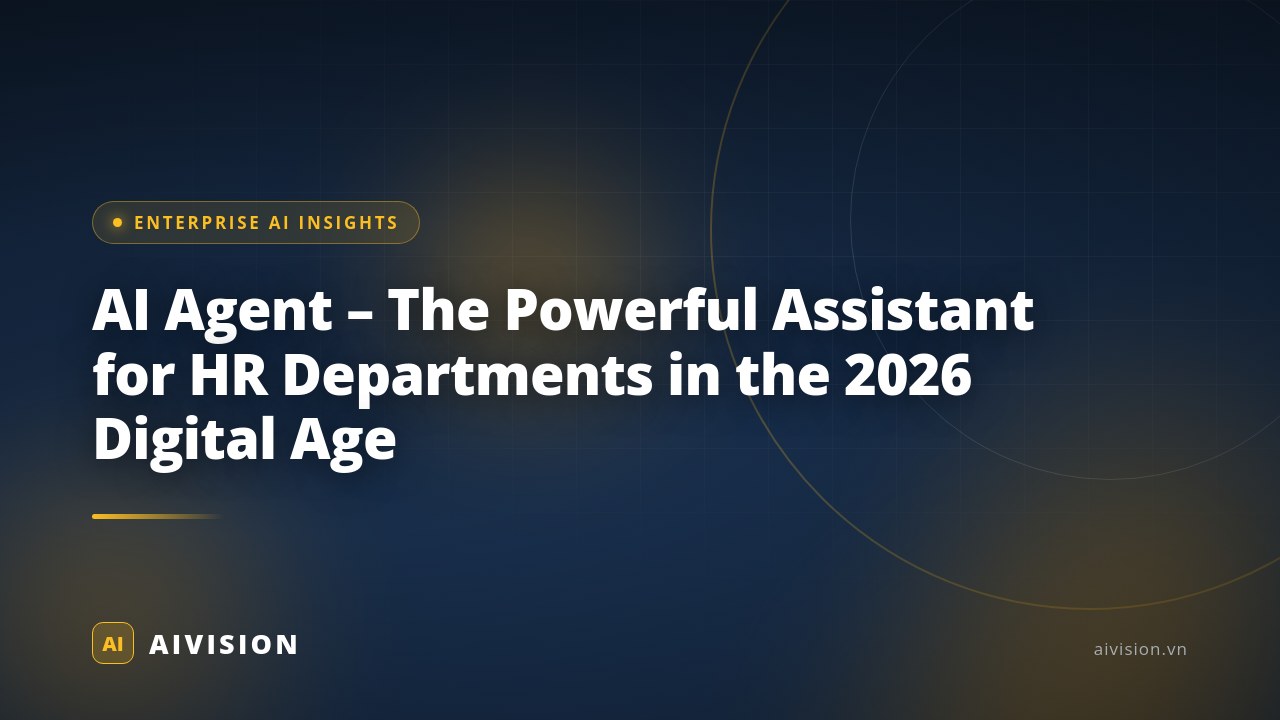 AI Agent – The Powerful Assistant for HR Departments in the 2026 Digital Age