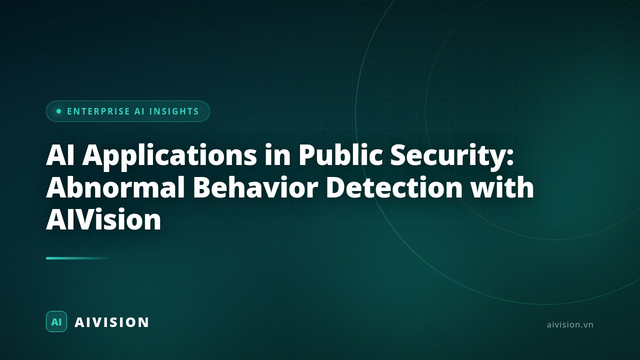 AI Applications in Public Security: Abnormal Behavior Detection with AIVision
