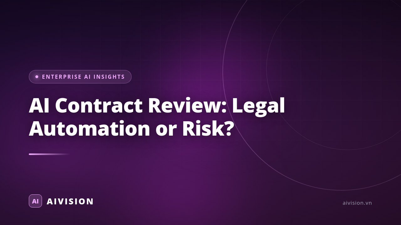 AI Contract Review: Legal Automation or Risk?