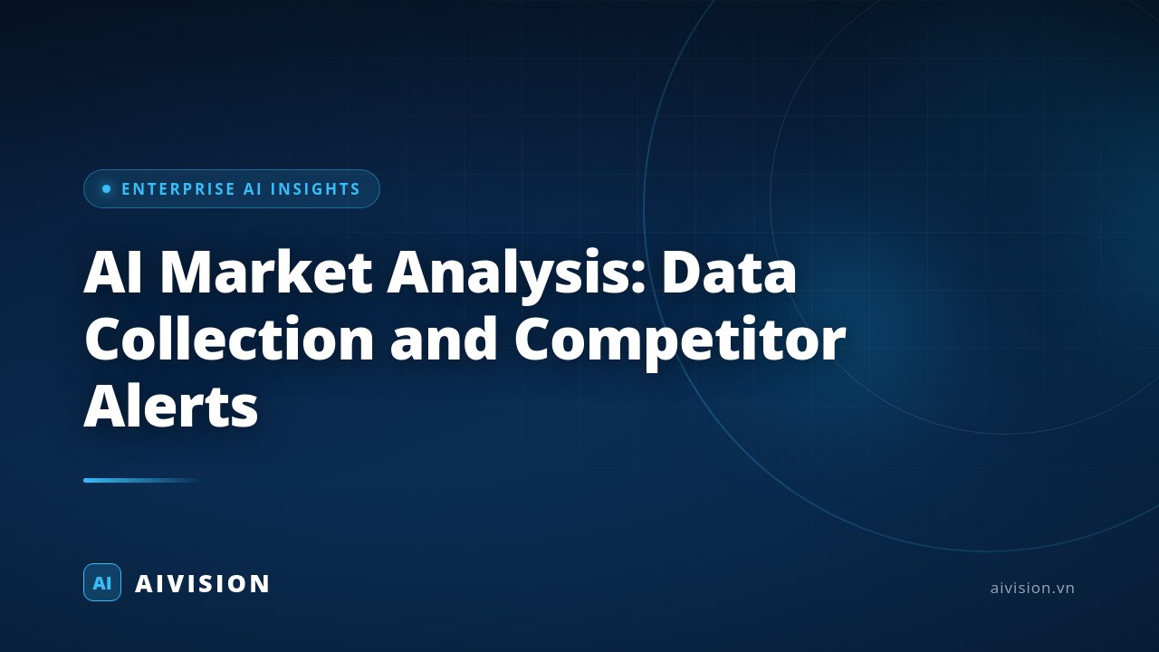 AI Market Analysis: Data Collection and Competitor Alerts