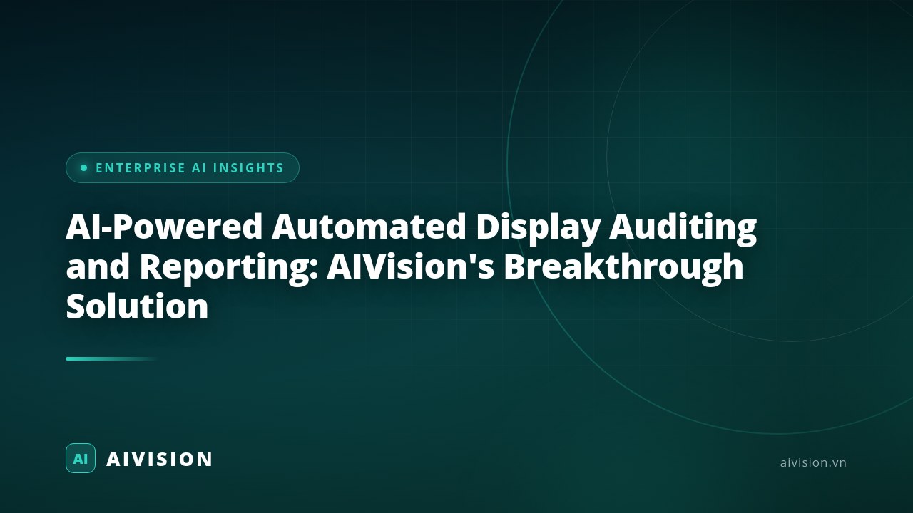 AI-Powered Automated Display Auditing and Reporting: AIVision's Breakthrough Solution