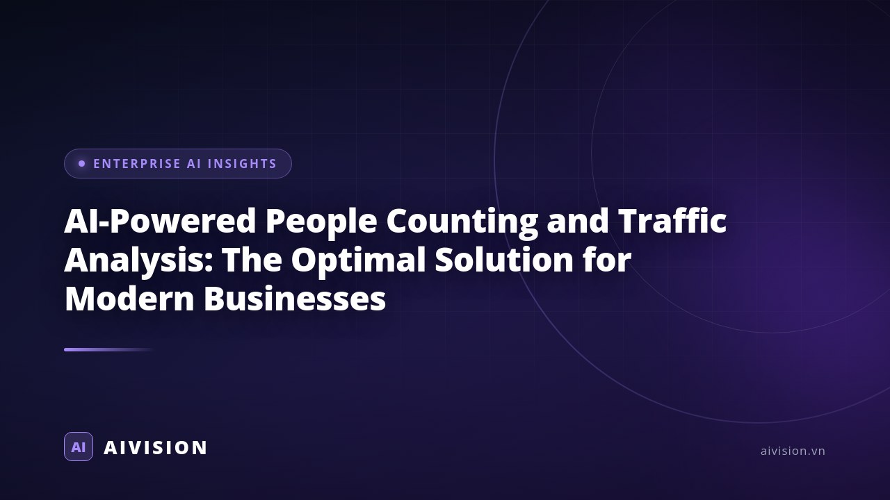 AI-Powered People Counting and Traffic Analysis: The Optimal Solution for Modern Businesses