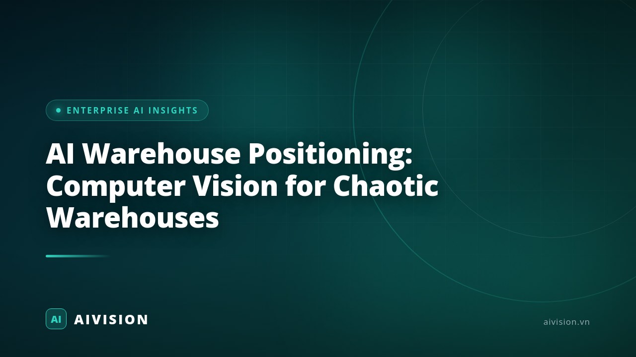 AI Warehouse Positioning: Computer Vision for Chaotic Warehouses
