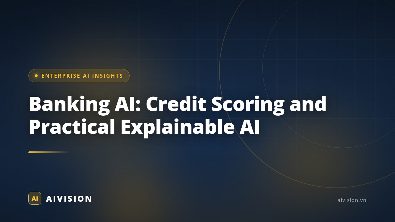 Banking AI: Credit Scoring and Practical Explainable AI