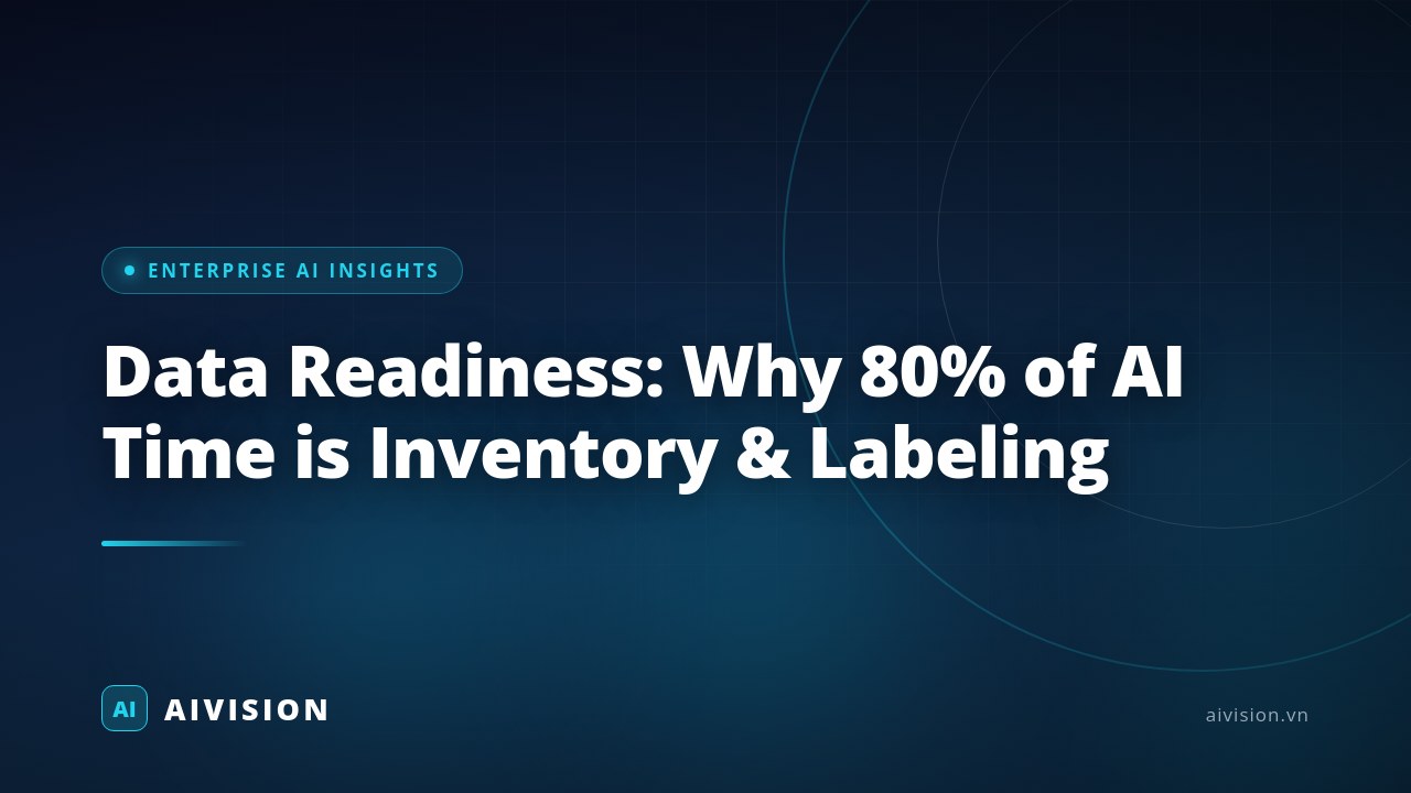 Data Readiness: Why 80% of AI Time is Inventory & Labeling