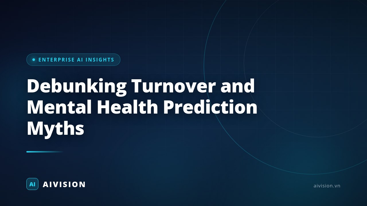 Debunking Turnover and Mental Health Prediction Myths