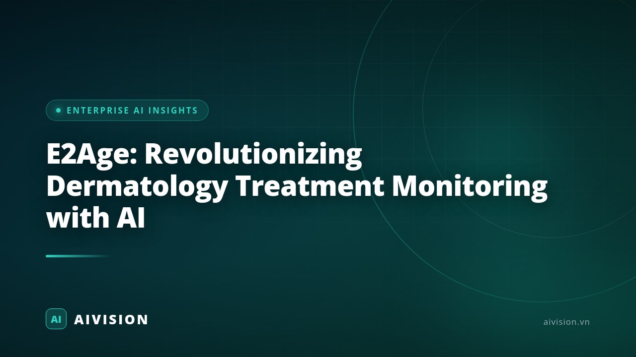 E2Age: Revolutionizing Dermatology Treatment Monitoring with AI