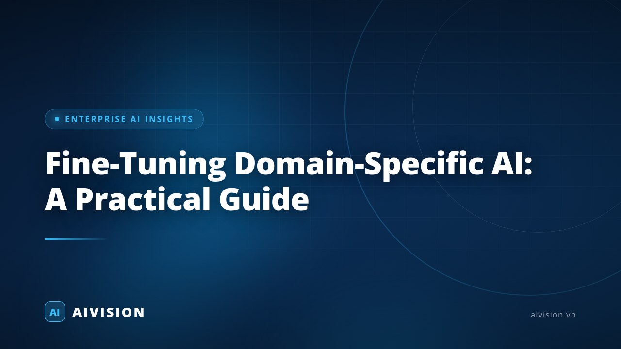 Fine-Tuning Domain-Specific AI: A Practical Guide