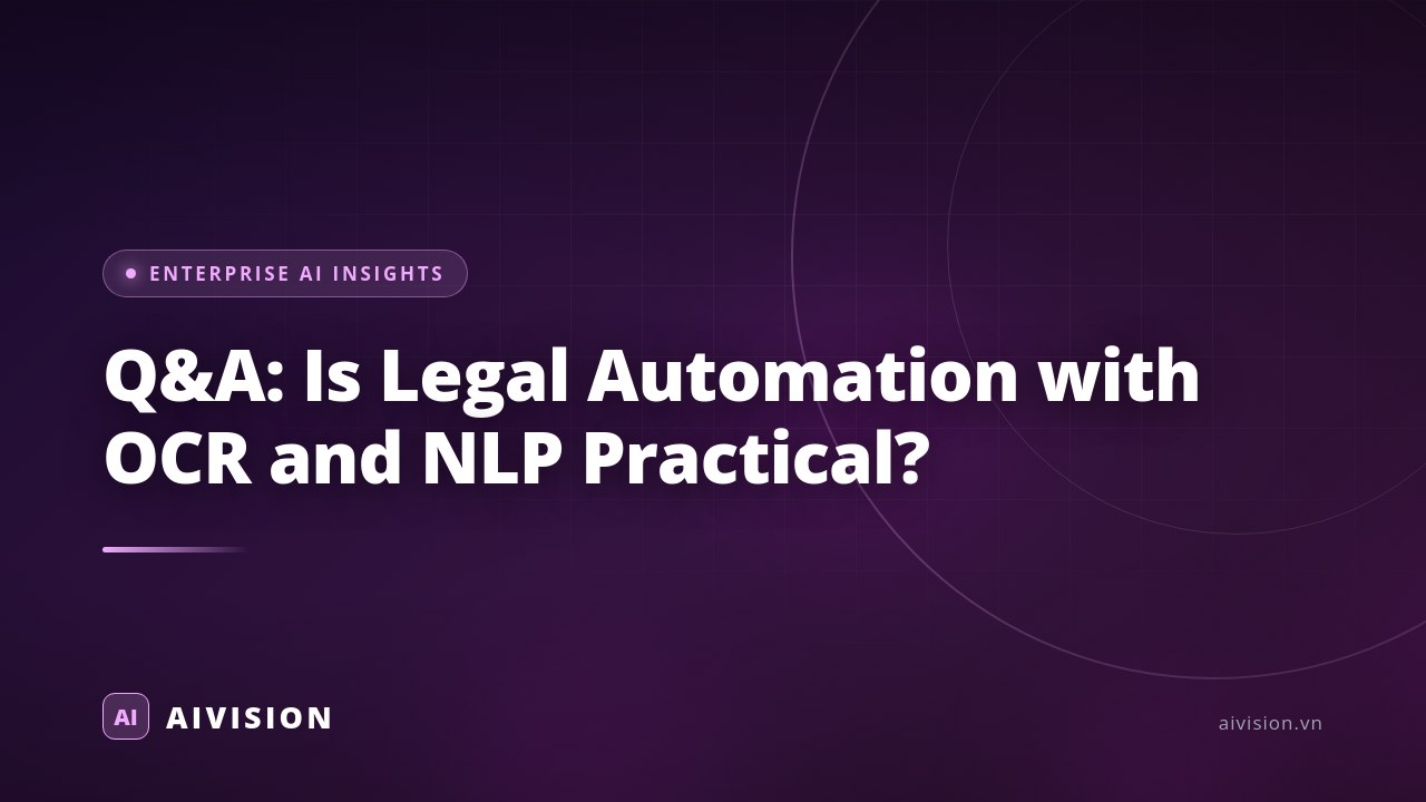 Q&A: Is Legal Automation with OCR and NLP Practical?