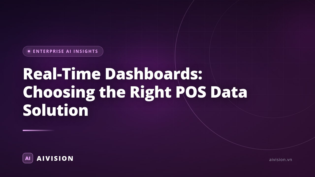 Real-Time Dashboards: Choosing the Right POS Data Solution