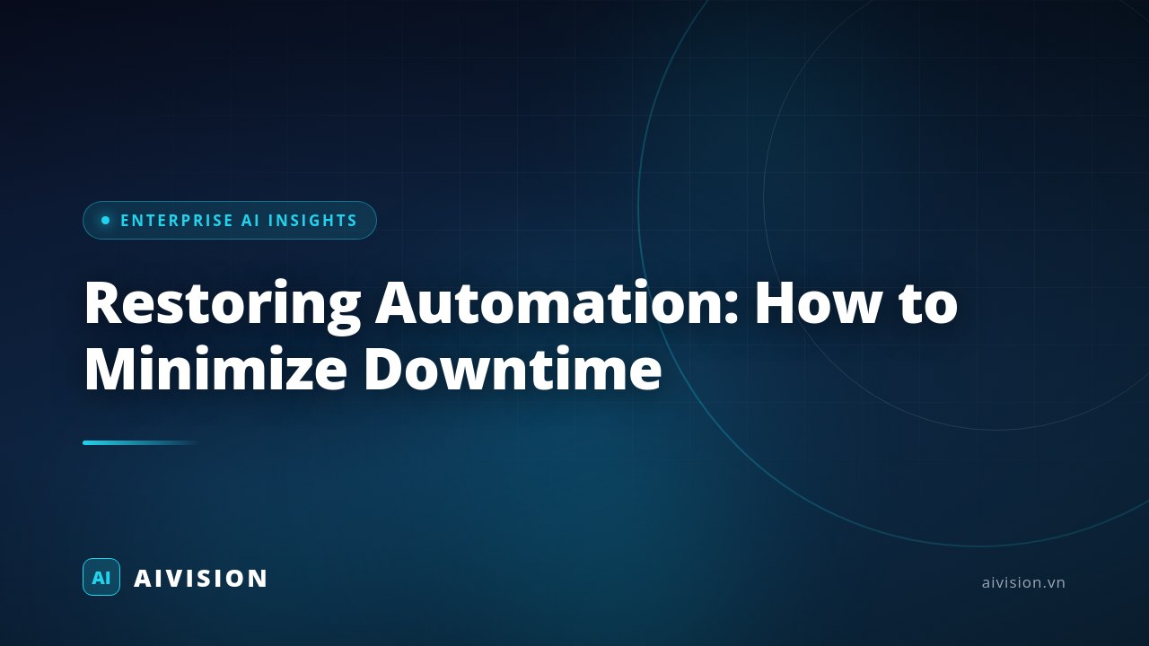 Restoring Automation: How to Minimize Downtime