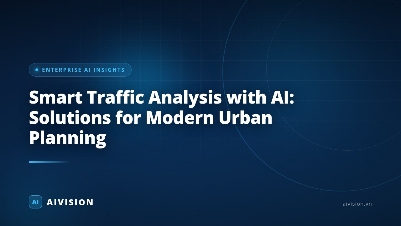 Smart Traffic Analysis with AI: Solutions for Modern Urban Planning