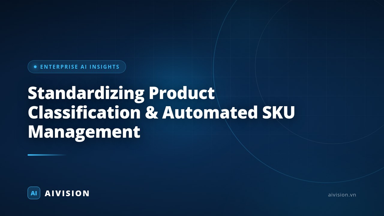 Standardizing Product Classification & Automated SKU Management