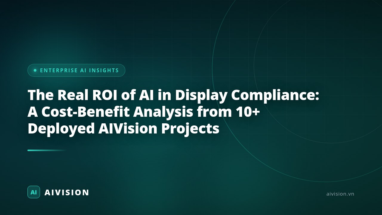The Real ROI of AI in Display Compliance: A Cost-Benefit Analysis from 10+ Deployed AIVision Projects